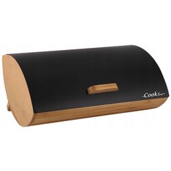 Set cutie de paine + 3 recipiente Cook Line Ortica NEL4935 (Black/Bamboo) Thumb
