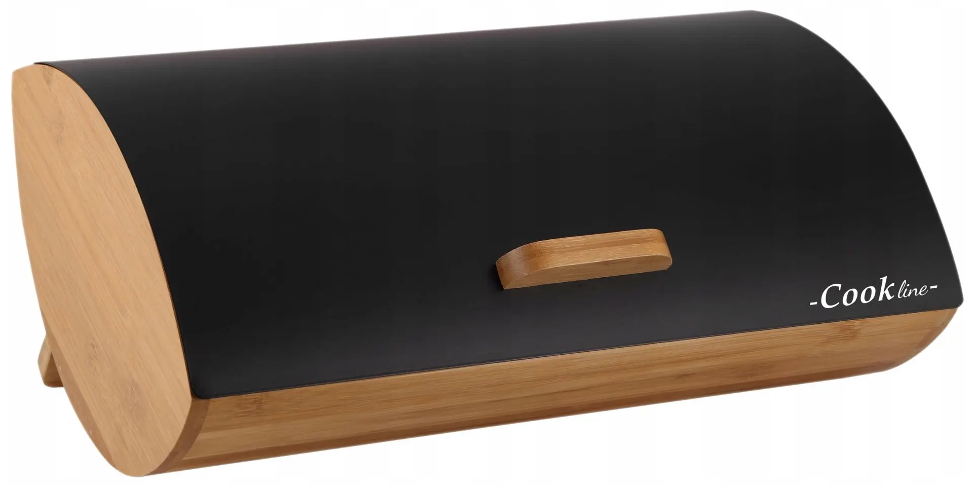 Set cutie de paine + 3 recipiente Cook Line Ortica NEL4935 (Black/Bamboo)