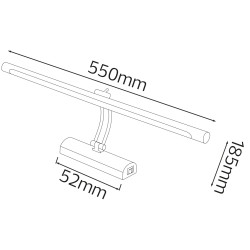 Aplica Horoz Anka-12 (Black) Thumb