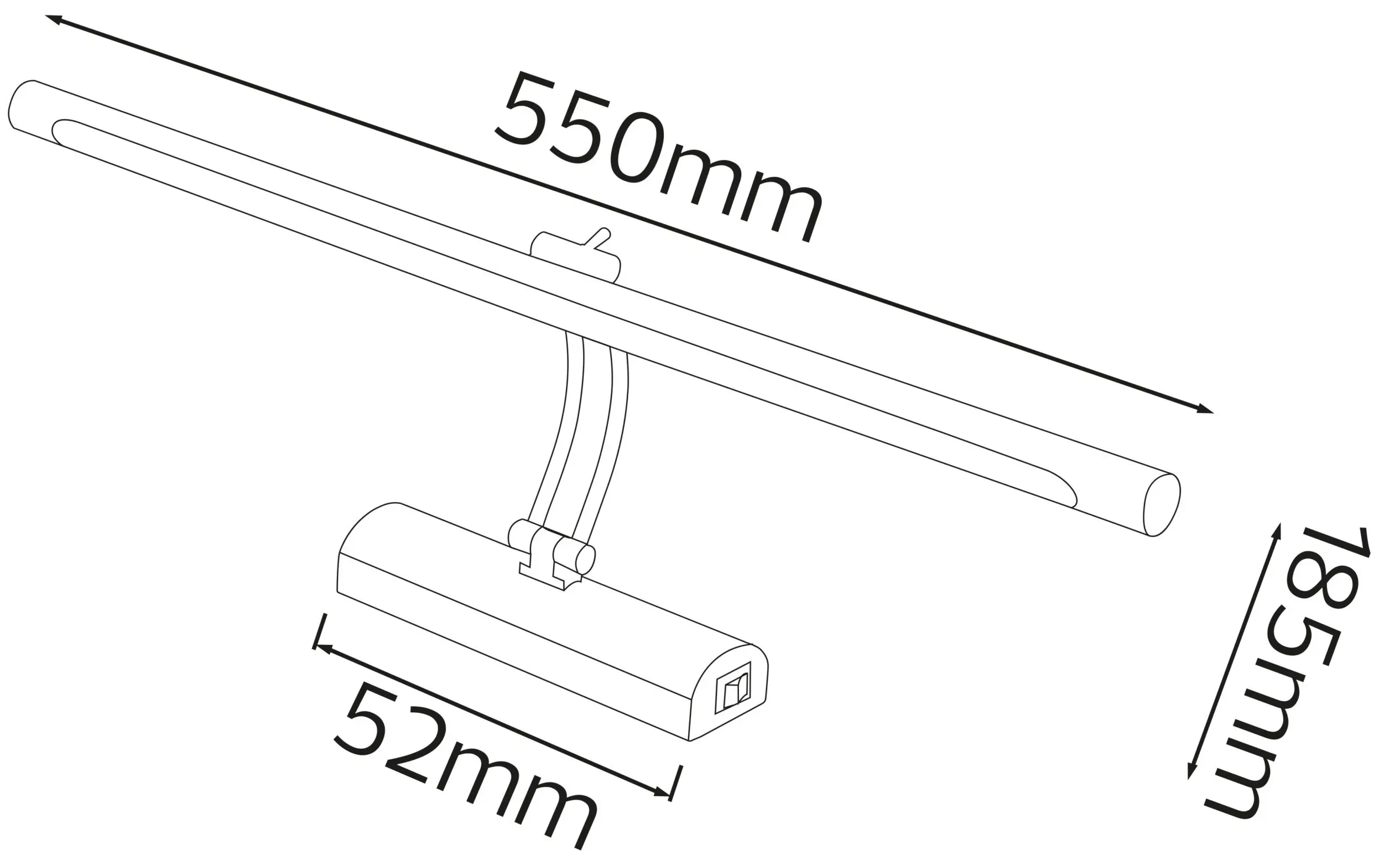 Aplica Horoz Anka-12 (Black)