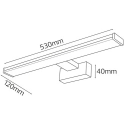 Aplica Horoz Leylek-12 (Black) Thumb