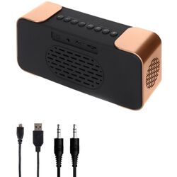 Ceas cu radio Adler AD 1190 (Black/Copper) Thumb