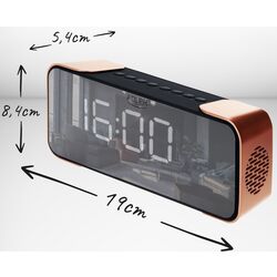 Ceas cu radio Adler AD 1190 (Black/Copper) Thumb