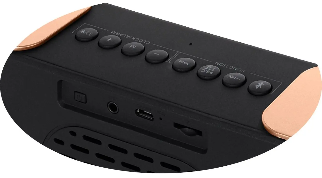 Ceas cu radio Adler AD 1190 (Black/Copper)