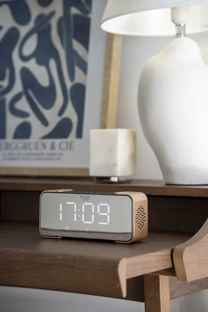 Ceas cu radio Adler AD 1190 (Black/Copper)