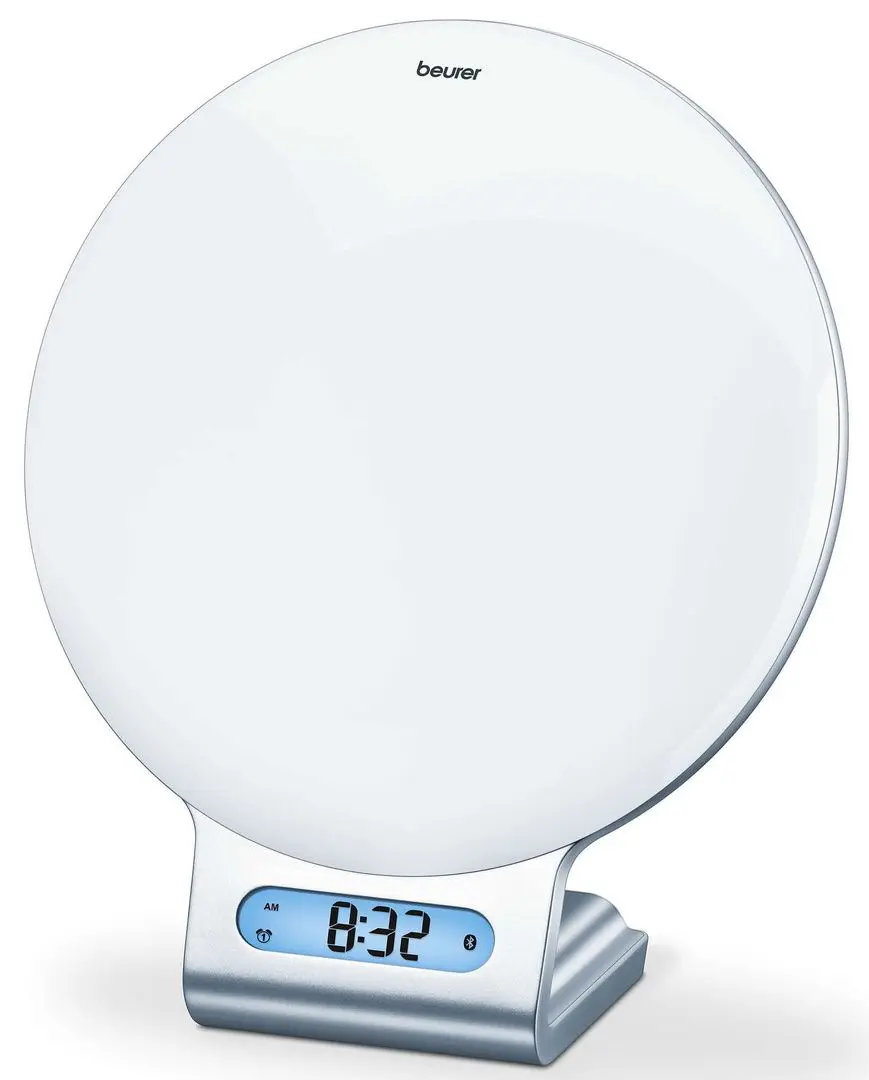 Ceas cu alarmă si iluminare Beurer WL 75 (Silver)