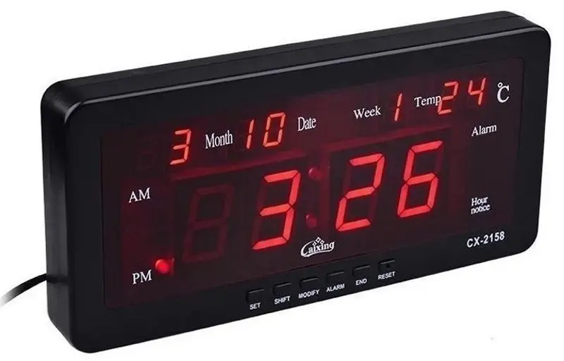 Ceas digital Caixing VOLT2158R (Black)