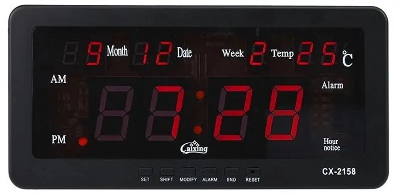 Ceas digital Caixing VOLT2158R (Black)