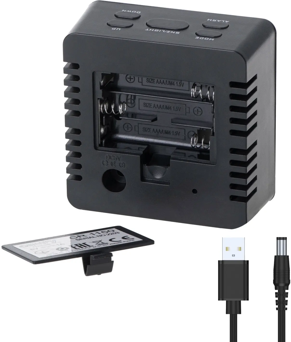 Ceas cu alarma Camry CR 1150 (Black) - 5