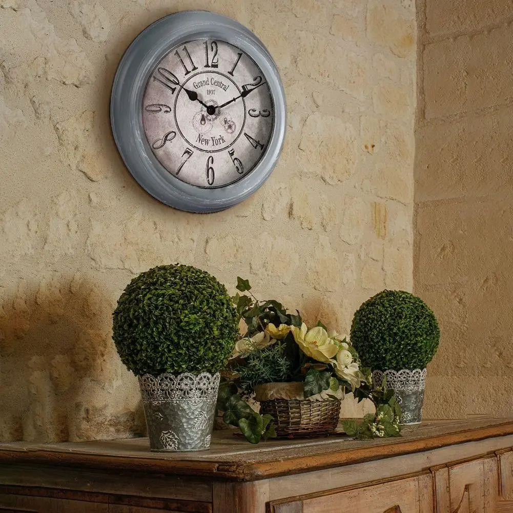 Часы настенные EH Grand Central New York (Grey)