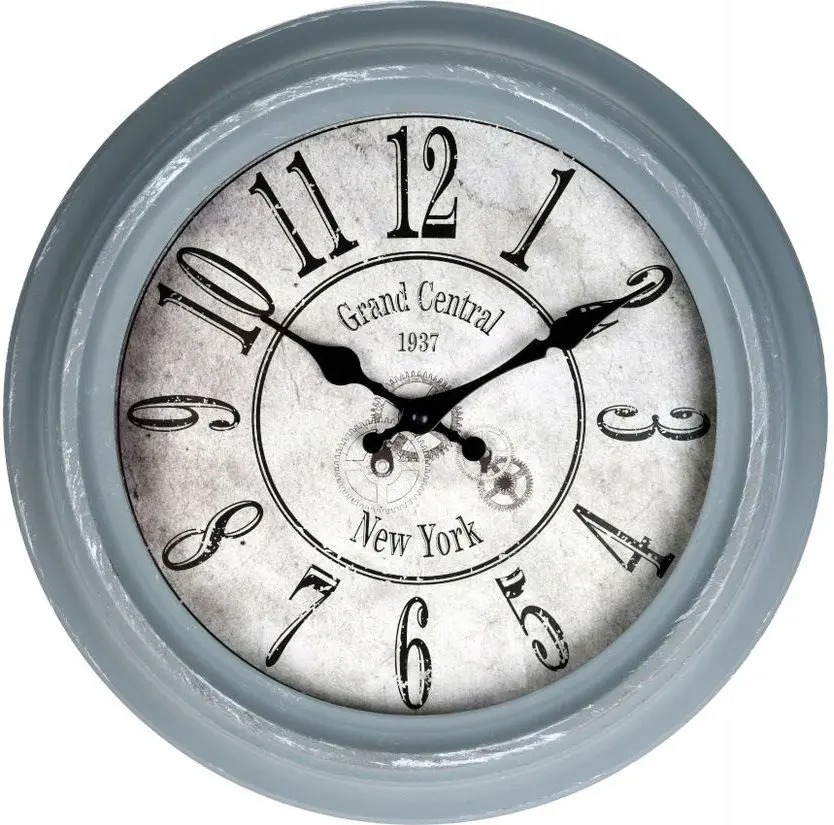 Часы настенные EH Grand Central New York (Grey)