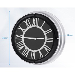 Настенные часы Costway ES10289-L (Black/Silver) Thumb