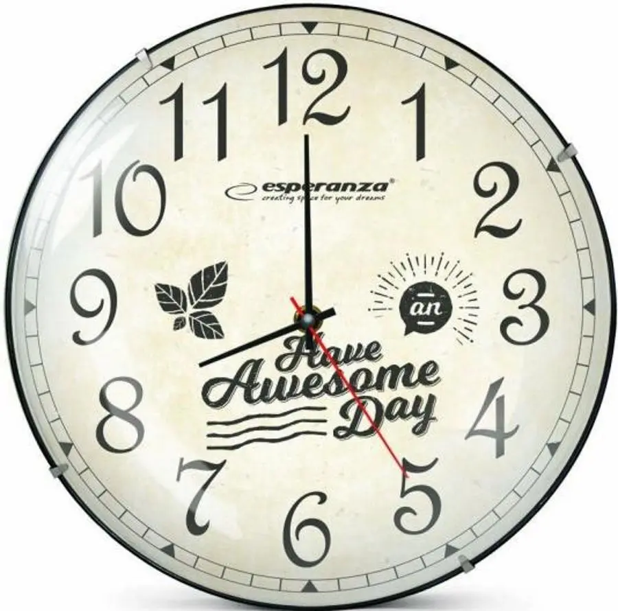 Ceas pe perete Esperanza Lausanne EHC018L (Beige)