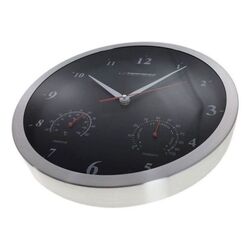 Ceas de perete Esperanza Washington EHC008K 30cm (Black/Silver) Thumb