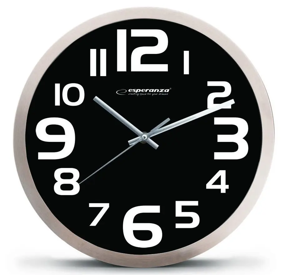 Настенные часы Esperanza Zurich EHC013K (Black)