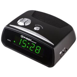 Ceas cu radio First FA-2410-BA (Black) Thumb