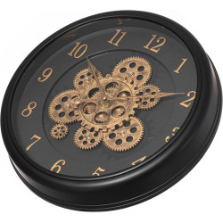 Ceas de perete H&S 24698 (Black/Gold) Thumb
