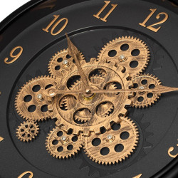 Ceas de perete H&S 24698 (Black/Gold) Thumb