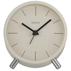 Ceas cu alarma Hama Flores 222229 (Beige/Grey)