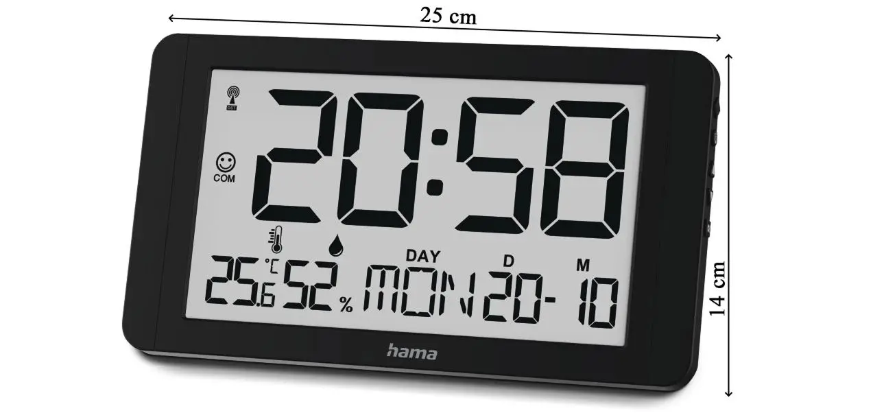 Ceas digital Hama Cuba (Black) - 3