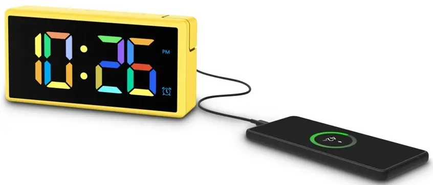 Часы цифровые Hama Ibiza 222210 (Yellow)