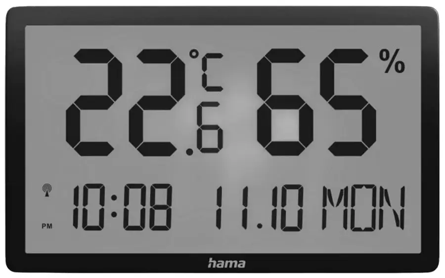 Часы цифровые Hama Lombok 222232 (Black)