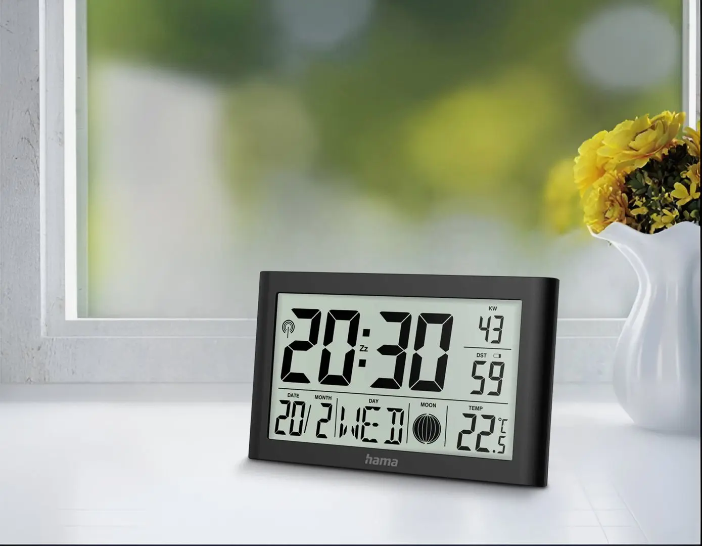 Часы цифровые Hama Martinique (Black)