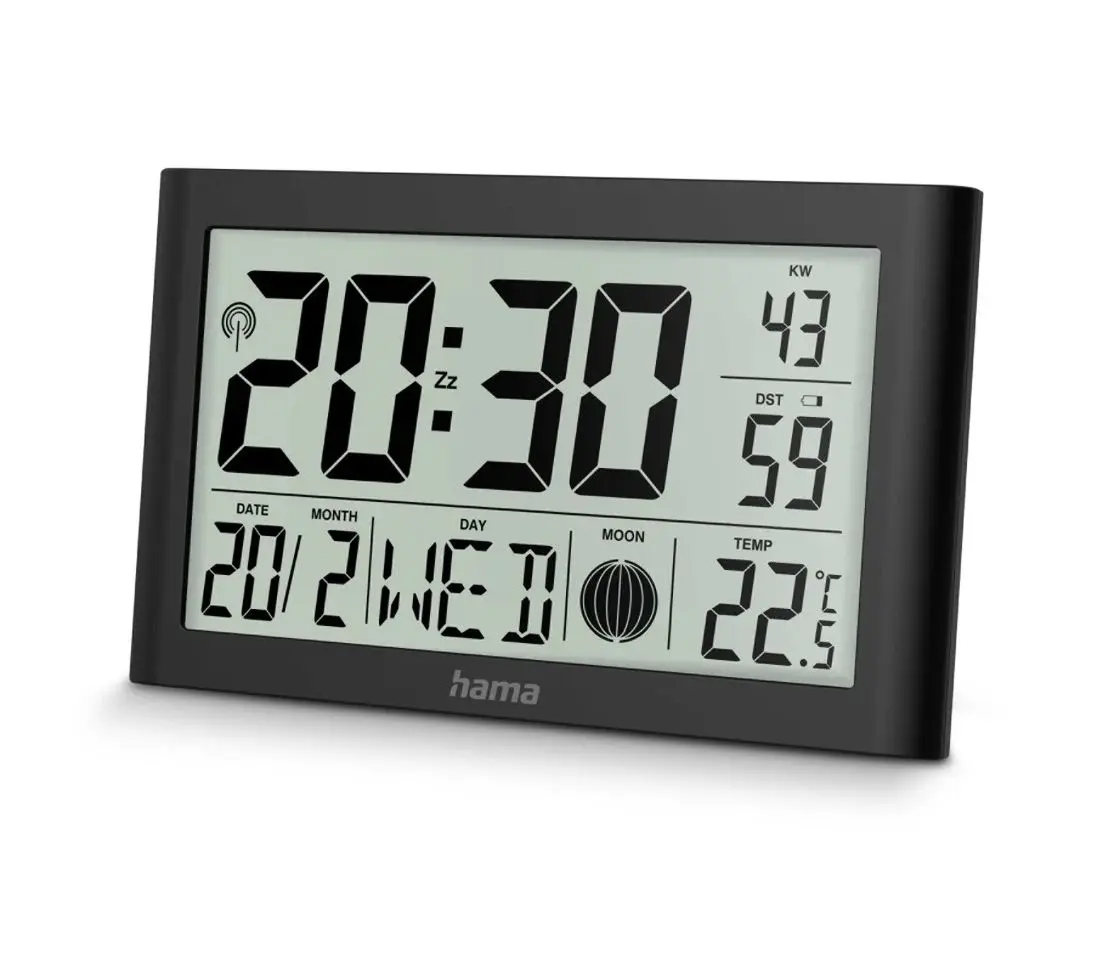 Часы цифровые Hama Martinique (Black)