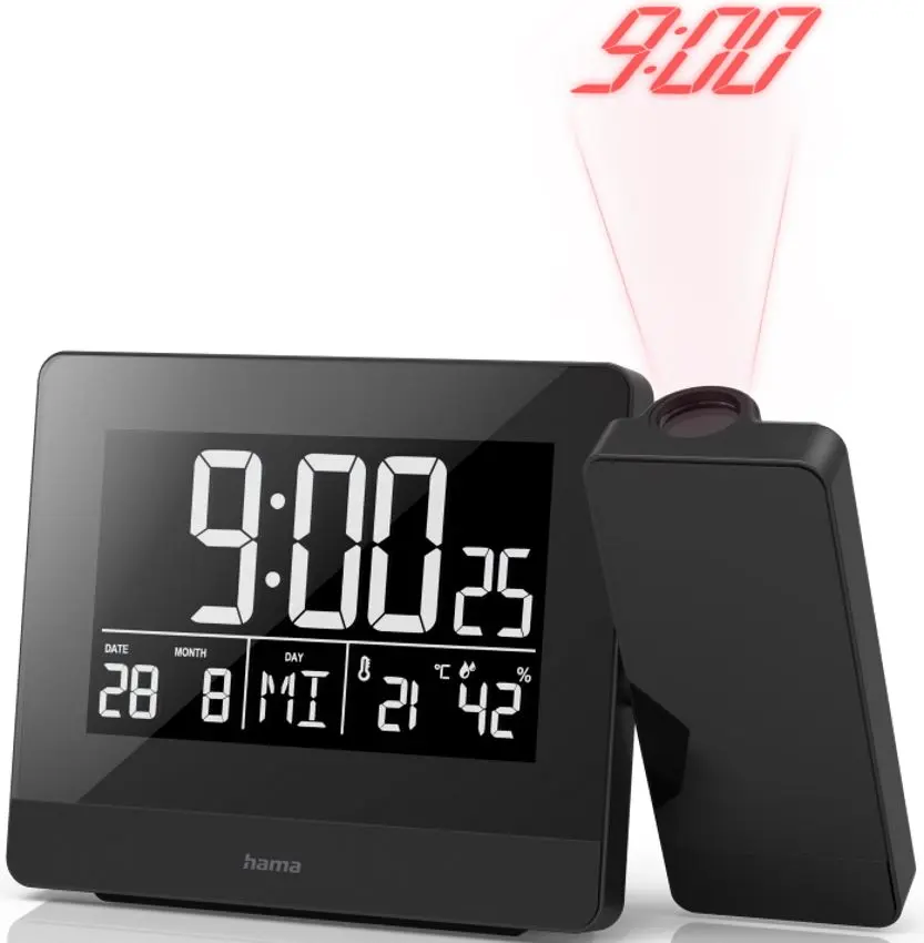 Часы электронные Hama Plus Charge 186332 (Black) - 3