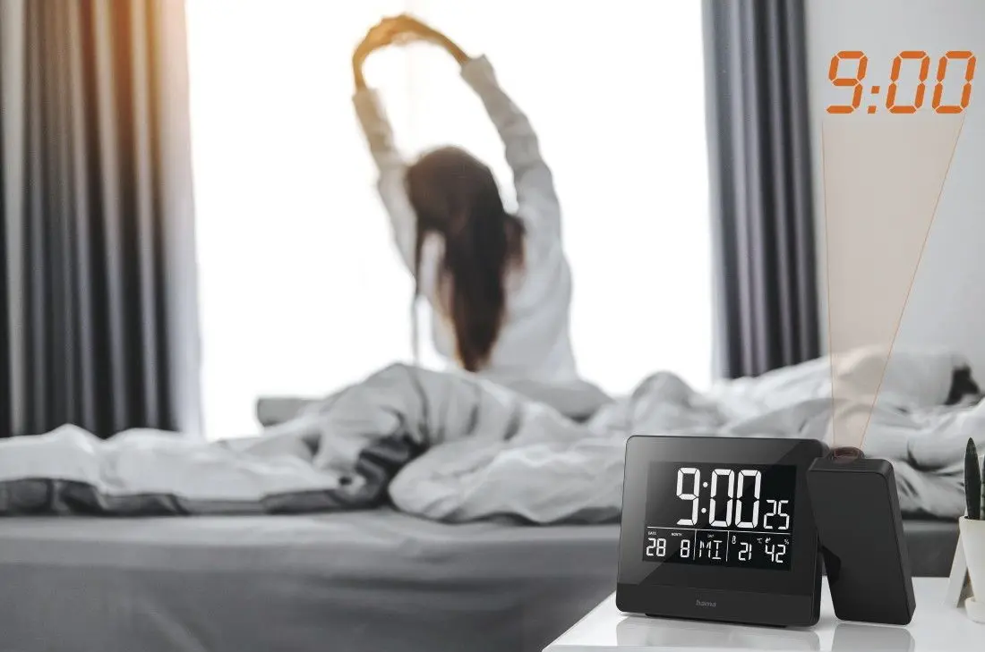 Часы электронные Hama Plus Charge 186332 (Black) - 7