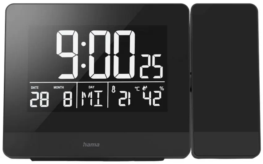 Часы электронные Hama Plus Charge 186332 (Black)