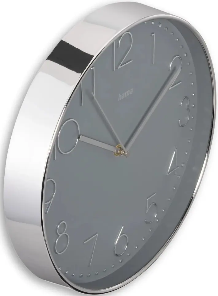 Ceas de perete Hama Corsica 185874 (Silver/Grey) - 2