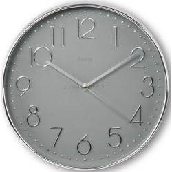 Ceas de perete Hama Corsica 185874 (Silver/Grey)