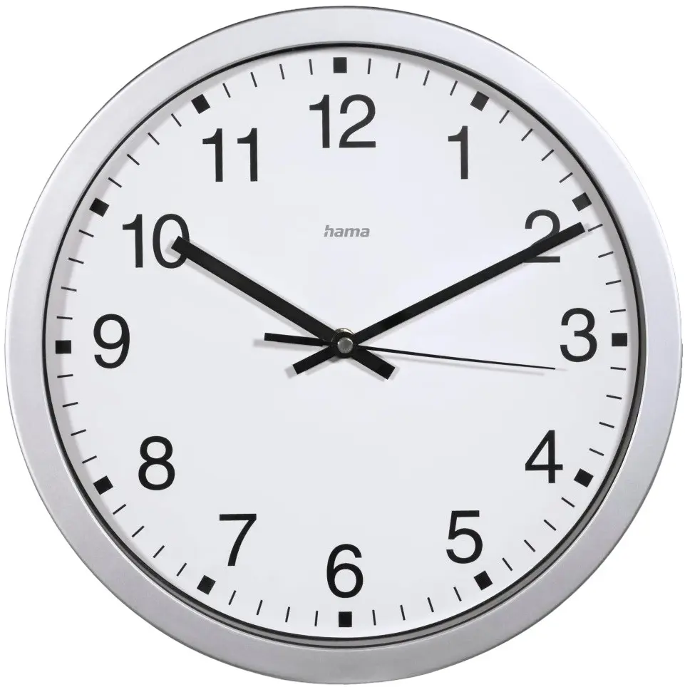 Ceas de perete Hama Mallorca 185870 (Silver/White)