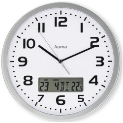 Настенные часы Hama Moorea 185878 (Silver/White) Thumb