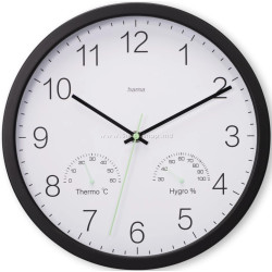 Ceas de perete Hama Santorini 185885 (Black/White)