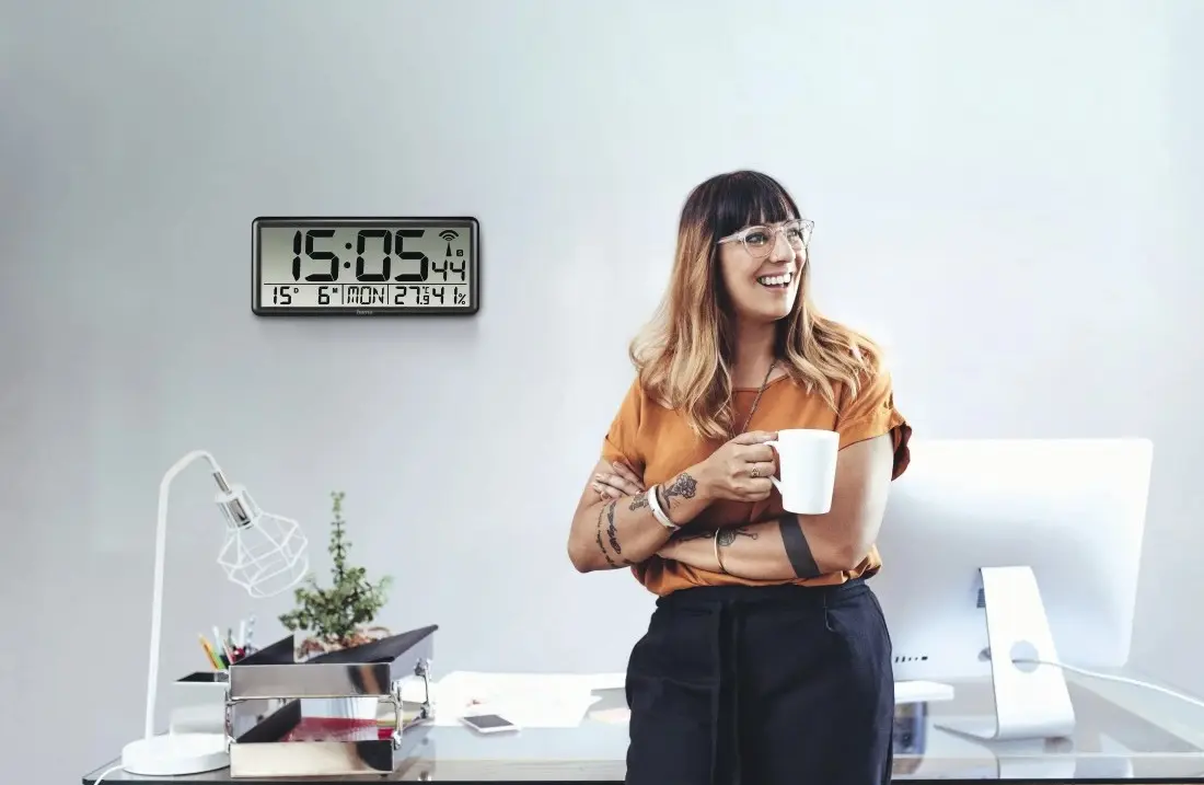 Радиочасы Hama Jumbo 186352 (Black)