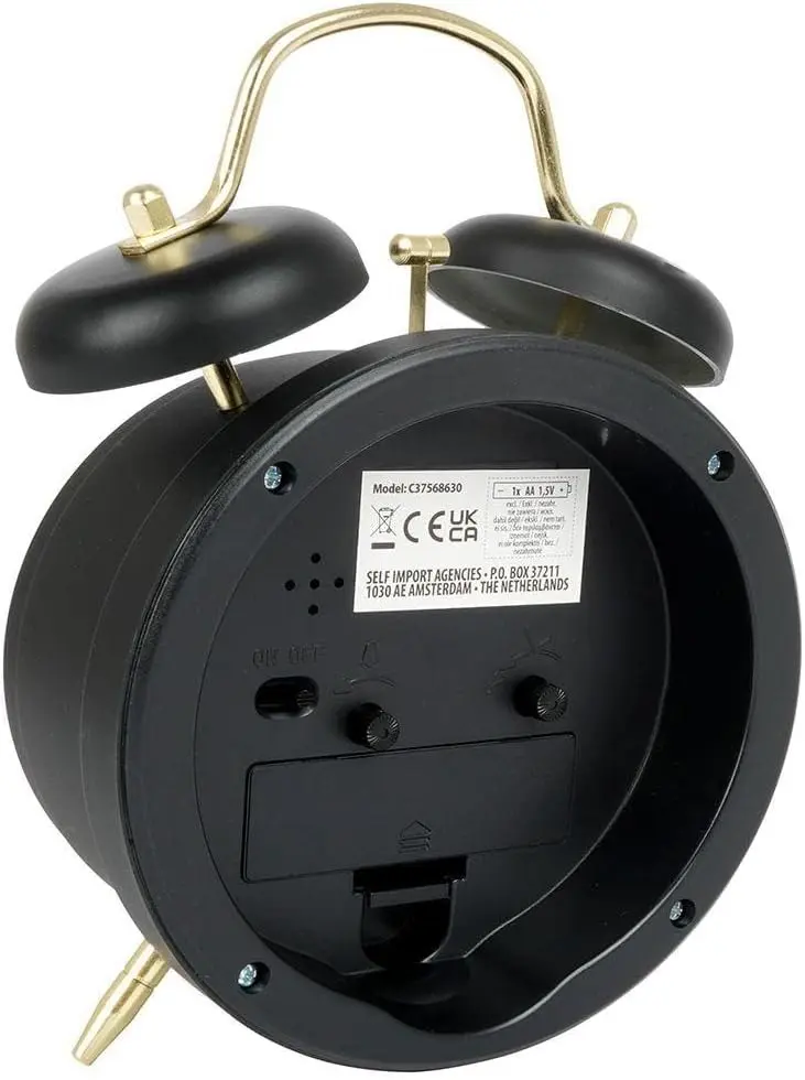 Ceas cu alarma Holland 27777 (Black) - 3