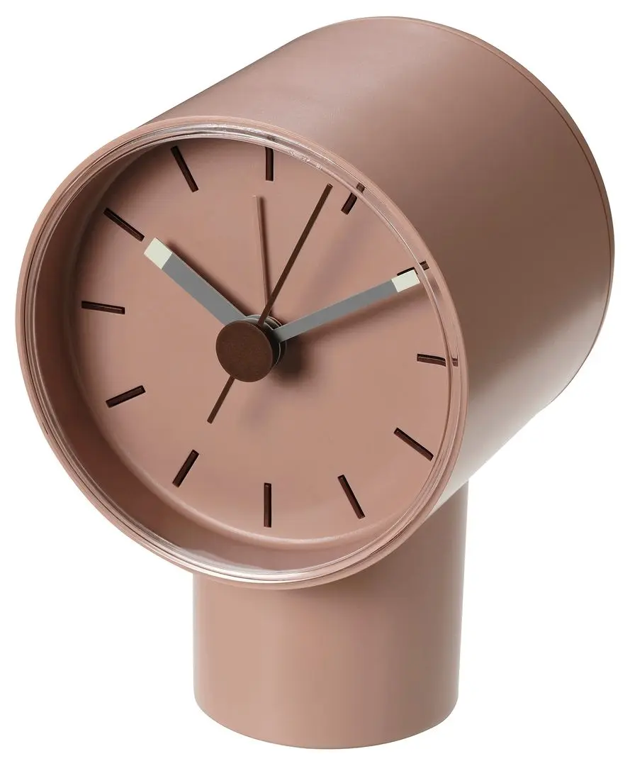 Ceas cu alarmă Ikea Bondtolvan analog 8x9cm (Roz Pal)