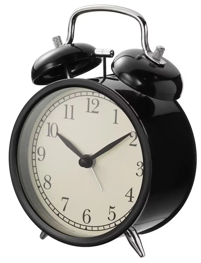 Ceas cu alarma Ikea Dekad 10cm (Negru)