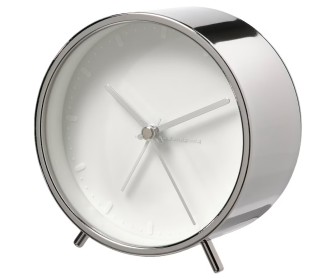 Ceas alarmă Ikea Mallhoppa 11cm (Argintiu)