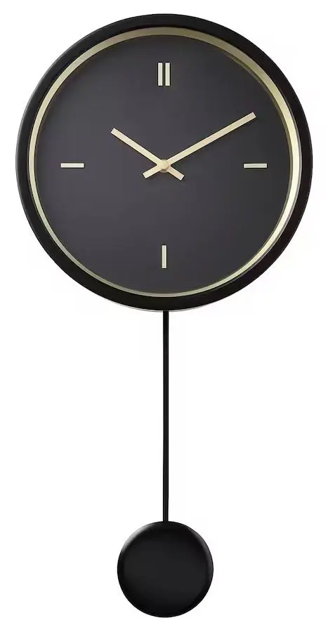 Ceas de perete Ikea Stursk 26cm (Negru)