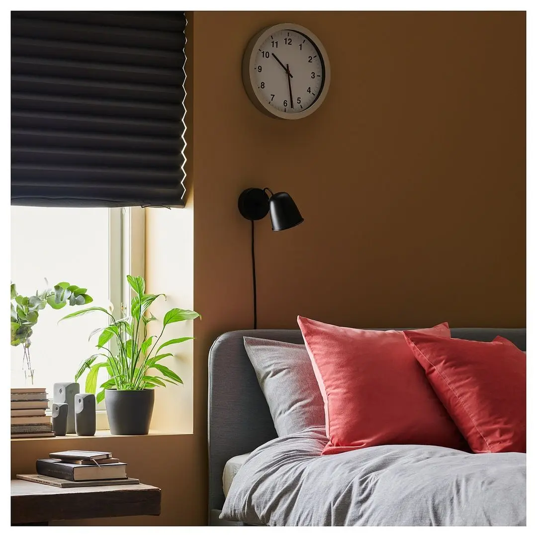 Настенные часы Ikea Tjalla 28см (Серебристый) - 5