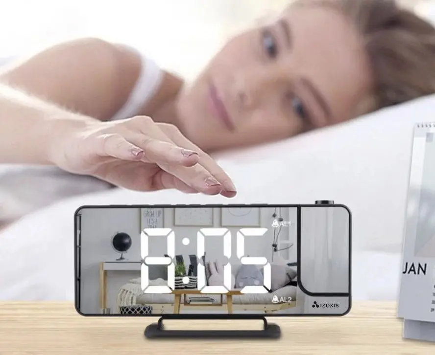 Ceas cu proiector Izoxis 19576 (Black)