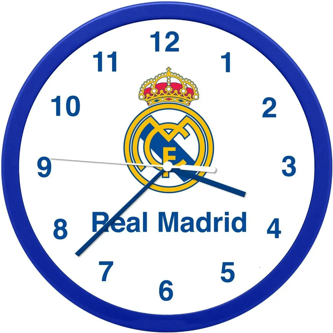 Ceas de perete Kids Licensing Real Madrid RM00001 (Blue)