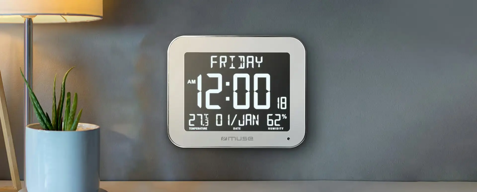 Ceas digital Muse M-090WMC (White)