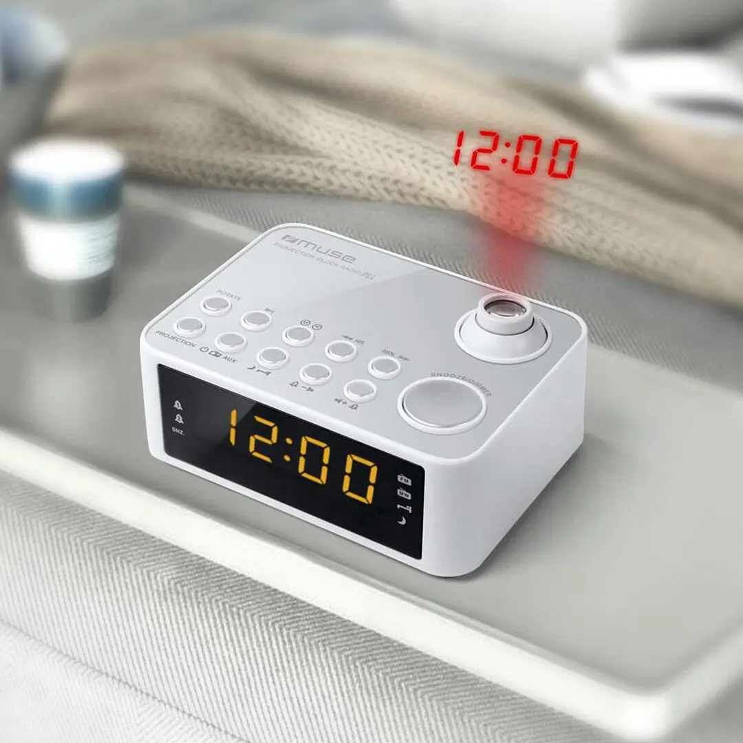 Радиочасы Muse M-178 PW (White)