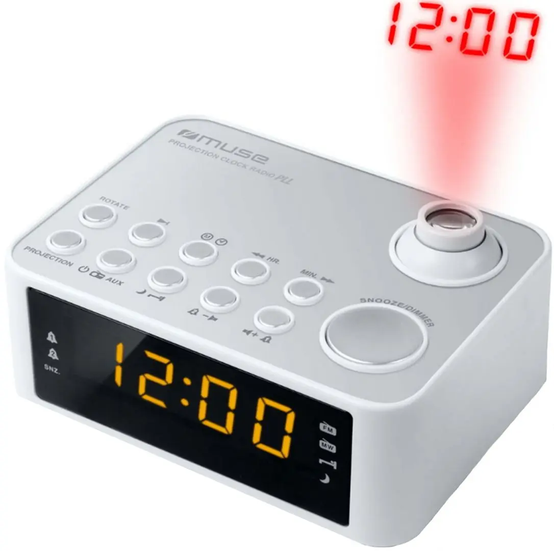 Радиочасы Muse M-178 PW (White)