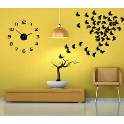 Ceas pe perete Ruhhy 19928 (Black) Thumb