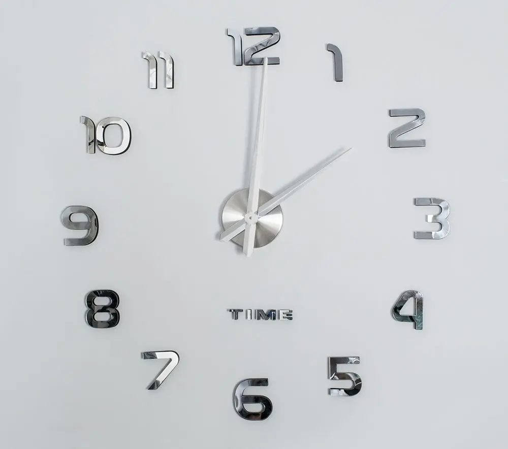 Ceas de perete Ruhhy 22143 (Silver)